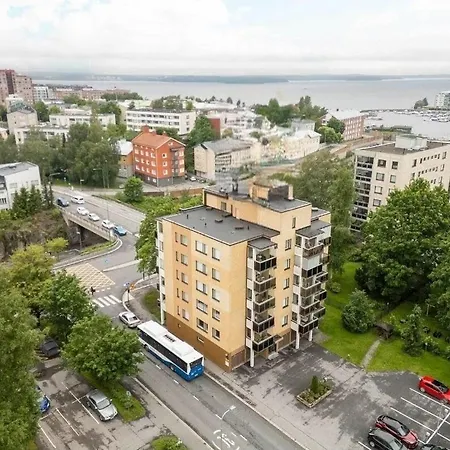 Apartment Private Sauna, Balcony And Location In Tampere! *