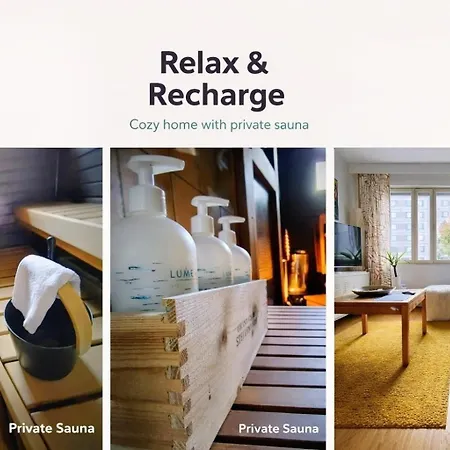 Huoneisto Private Sauna, Balcony And Location In Tampere! *