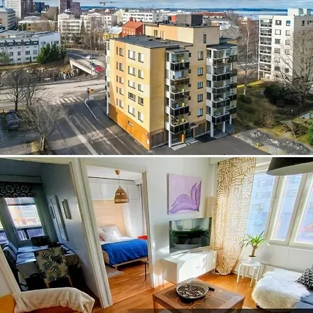 Private Sauna, Balcony And Location In Tampere! 아파트 탐페레